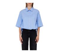 Liu Jo - Chemise ample à cordon de serrage à l'ourlet - Femme - Blouses et Chemises - Multicolore - Taille: 38 FR