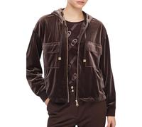 Liu Jo - Chenille Sweat à capuche - Femme - Sweatshirts et sweats à capuche - Brun - Taille: 38 FR