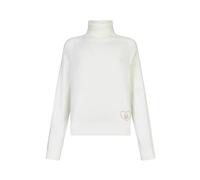 Liu Jo - Col roulé en laine et cachemire - Femme - Pulls - Blanc - Taille: 42 FR