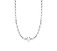 LIU JO Collier LJ2441, Unica, Acier Inoxydable, Zircone cubique