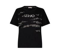 Liu Jo - ECS Moda T-shirt M/C - Femme - Tops - Noir - Taille: 38 FR