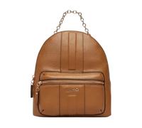 Liu Jo Sac à dos Hématite M Femme, Nut, Similicuir, 24 x 31 x 15 cm, avec chaîne, poche extérieure avec fermeture éclair, bretelles réglables