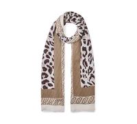 Liu Jo Écharpe femme imprimé léopard 2A6041 T4286 100% modal 90x180 cm crème/camel One Size