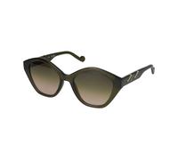 Liu Jo, Femme, Accessoires, Brun, Taille: 54 MM Lunettes de Soleil Kaki Modèle Élégant