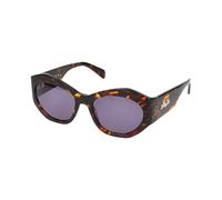 Liu Jo Femme LJ786S 244 Lunettes de soleil Acétate Havane Gris Ronde Normale Normale