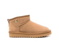 Liu Jo, Femme, Chaussures, Beige, Taille: 38 EU Bottines Beige en Daim avec Logo
