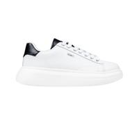 Liu Jo, Femme, Chaussures, Blanc, Taille: 38 EU Baskets en Eco-Cuir avec Détails Métalliques