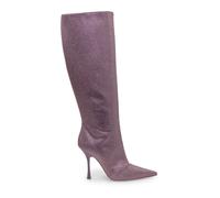 Liu Jo, Femme, Chaussures, Violet, Taille: 37 EU Bottes Violettes à Talons Strass