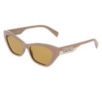 Liu Jo Femme Liu Jo LJ807S 278 Lunettes de soleil Bio-inject Beige Ocre Carré Normale
