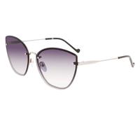 Liu Jo Femme LJ148S 051 Lunettes de soleil Métal Argent Gris Cat Eye Normale Ombré