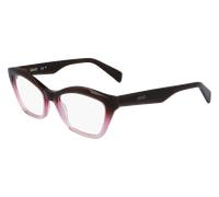 Liu Jo Femme LJ2800 207 Montures optiques Acétate Marron Cat Eye Normale Normale