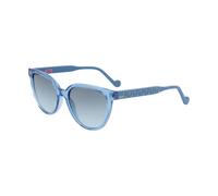 Liu Jo Femme LJ3607S 431 Lunettes de soleil Plastique Bleu clair Bleu Cat Eye Normale Ombré