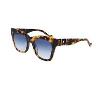 Liu Jo Femme LJ746S 215 Lunettes de soleil Acétate Havane Bleu Carré Ombré