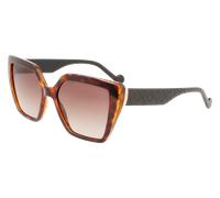 Liu Jo Femme LJ757S 240 Lunettes de soleil Bio-inject Havane Carré Normale Photochromatique