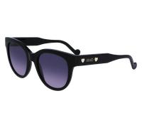 Liu Jo Femme LJ772S 001 Lunettes de soleil Acétate Noir Fumée Cat Eye Normale Normale
