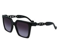 Liu Jo Femme LJ779S 001 Lunettes de soleil Injecté Noir Gris Carré Normale Ombré