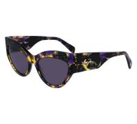 LIU JO LJ787S 017 TEXTURED BLACK YELLOW/PURPLE 55/17/140 FEMALE Lunettes de soleil