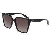 Liu Jo Femme LJ798S 001 Lunettes de soleil Acétate Noir Gris Carré Normale Ombré