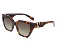 Liu Jo Femme LJ814SR 240 Lunettes de soleil Acétate Havane Marrone Cat Eye Normale