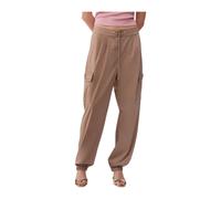 Liu Jo, Femme, Pantalons, Beige, Taille: 42 FR Tapered Pantalons