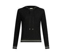 Liu Jo, Femme, Pulls, Noir, Taille: 38 FR Maille à Capuche Lurex