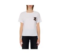 Liu Jo, Femme, Tops, Blanc, Taille: 40 FR T-shirt avec détail