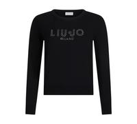 Liu Jo, Femme, Tops, Noir, Taille: 38 FR Pull Brillant en Tricot