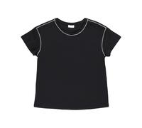 Liu Jo, Femme, Tops, Noir, Taille: 38 FR T-shirt noir en coton avec pierres