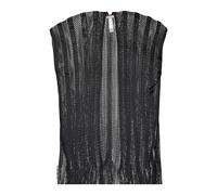 Liu Jo, Femme, Vestes, Noir, Taille: ONE Size Poncho en filet lurex avec franges