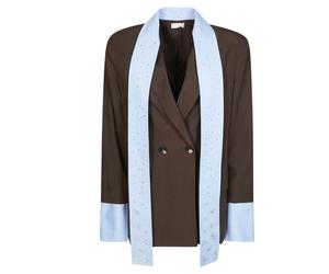 Liu Jo - Giacca TS Navetta - Femme - Vestes - Brun - Taille: 40 FR