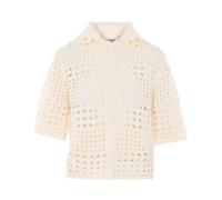 Liu Jo - Gilet au crochet - Femme - Pulls - Beige - Taille: 42 FR