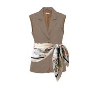 Liu Jo - Gilet avec écharpe - Femme - Vestes - Beige - Taille: 38 FR