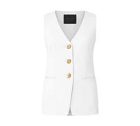 Liu Jo - Gilet Coupe Classique - Femme - Vestes - Blanc - Taille: 44 FR