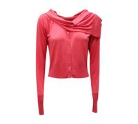 Liu Jo - Gilet en mélange de soie - Femme - Pulls - Rose - Taille: 42 FR