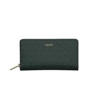 Liu Jo - Grand Portefeuille à Monogramme Gravé - Femme - Accessoires - Vert - Taille: ONE Size