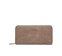 Liu Jo - Grand portefeuille monogramme - Femme - Accessoires - Beige - Taille: ONE Size