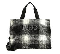 LIU JO Grand sac à provisions avec logo Check Black