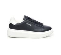 Liu Jo, Homme, Chaussures, Bleu, Taille: 42 EU Baskets en Cuir Bleu avec Semelle Épaisse