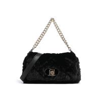 Liu Jo Icon M Sac porté épaule noir, fausse fourrure, femme