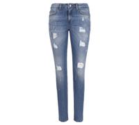 Liu Jo - Jean Bottom Up Orné de Perles - Femme - Jeans - Bleu - Taille: W28