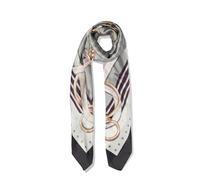 LIU JO Foulard avec impression 120 x 120 cm, 22222 Noir, Foulard