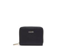 Liu Jo JEANS Portefeuille Ecs M Zip Around, noir, AF6156 E1019