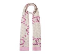 Liu Jo Étole STOLA ROSA U X0661 – 90 x 180 cm avec logo – Bright Candy