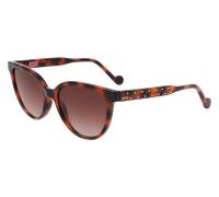 Liu Jo Junior LJ3607S 215 Lunettes de soleil Injecté Havane Marron Ronde Normale Photochromatique