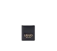 Liu Jo Portefeuille Caliwen XS Bifold AA6177 E1012 – porte-cartes zippé Or/Noir Taille One Size