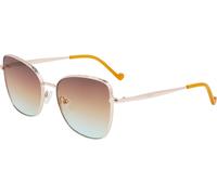 Liu Jo LJ141S SHINY GOLD/BROWN GREEN SHADED 55/17/140 Lunettes de soleil pour femmes