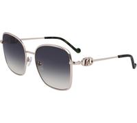 Liu Jo Femme LJ155S 722 Lunettes de soleil Métal Or Vert Carré Normale Normale
