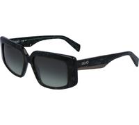 Liu Jo Femme LJ791S 428 Lunettes de soleil Acétate Havane Gris Carré Normale Ombré