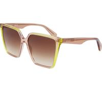 Liu Jo Femme LJ798S 279 Lunettes de soleil Acétate marron marron Au carré Normale Ombré
