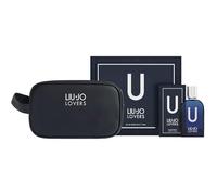 Liu Jo Lovers Coffret cadeau homme parfum U EDT 50 ml avec pochette bleue nuit